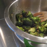 lemony roasted broccoli