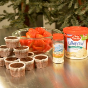 santa claus brownies ingredients