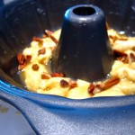 salted caramel monkey bread in pan