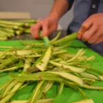 Shaved Asparagus Salad shaving