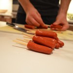 Teeny Weenie Corn Dogs skewers