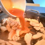 honey boo boo gai pan sauce pour