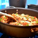 spicy thai chicken pasta vegetables