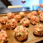 turkey herb meatballs rolled