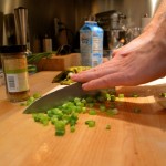 chile corn chopping