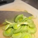 Broccoli Casserole Cutting Leeks
