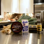 Cheesy Leeks Ingredients