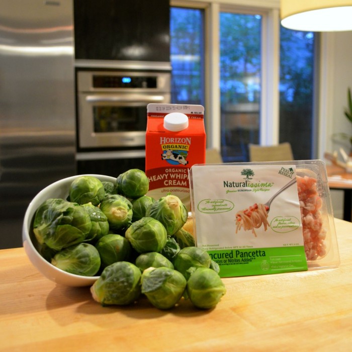 creamy Brussels sprouts queer in the kitchen