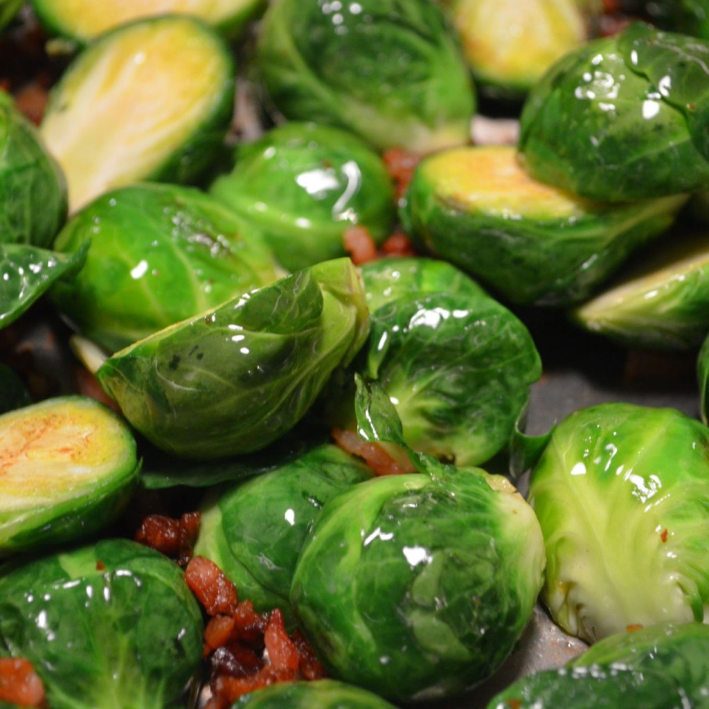 creamy Brussels sprouts queer in the kitchen