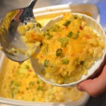 Spicy Corn Casserole serving