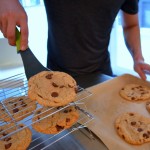 TJ's chocolate chip cookies racks